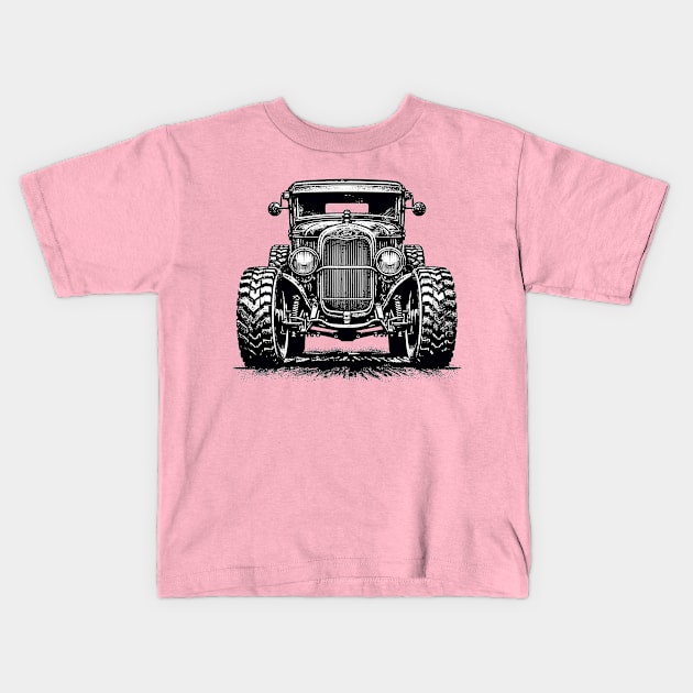 Ford Model A Kids T-Shirt by Vehicles-Art